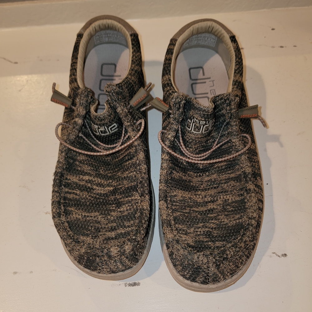 Hey Dude Men's Camo Colored Slip-Ons